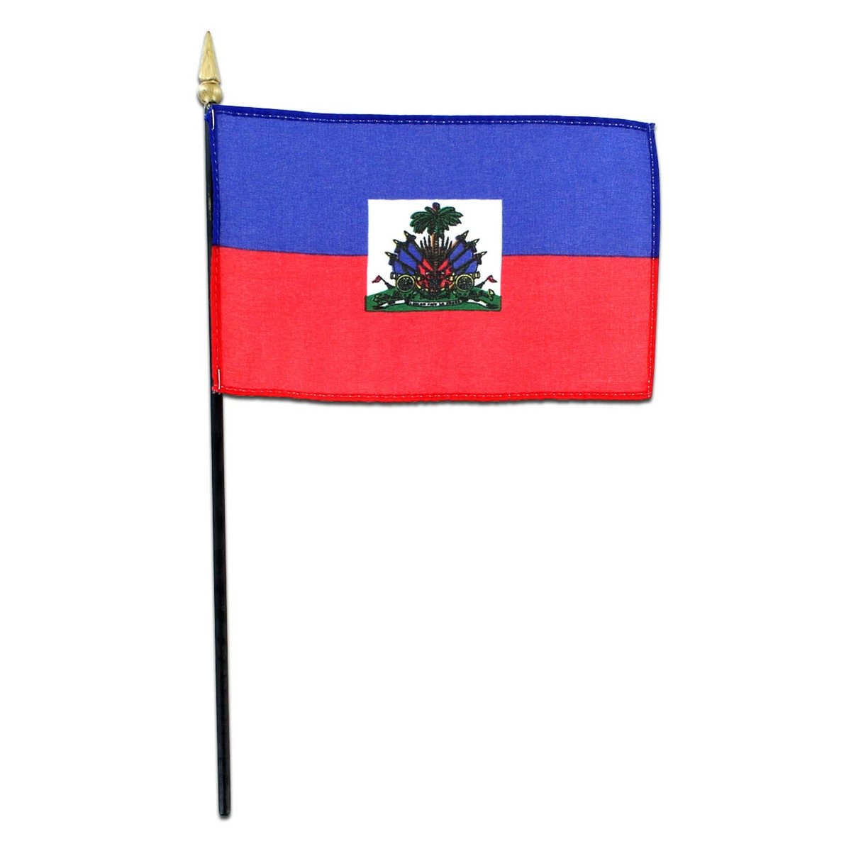 Haiti Flag 4 X 6 Inch - With Seal