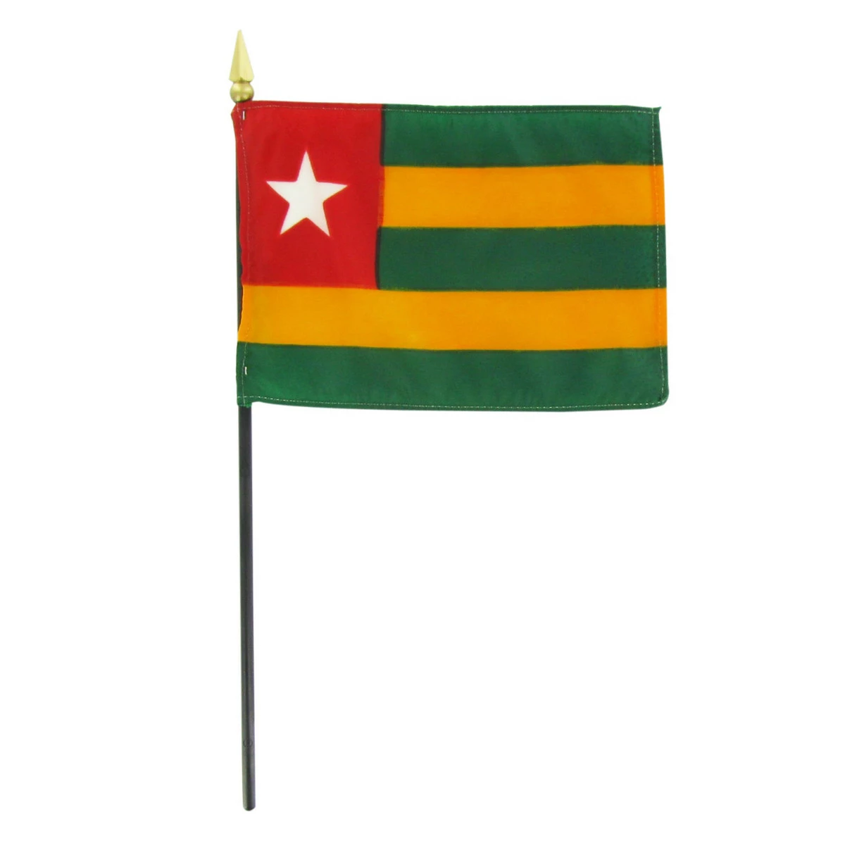 Togo 4" X 6" Stick Flag