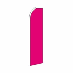 Magenta Swooper Flag - 11.5ft X 2.5ft