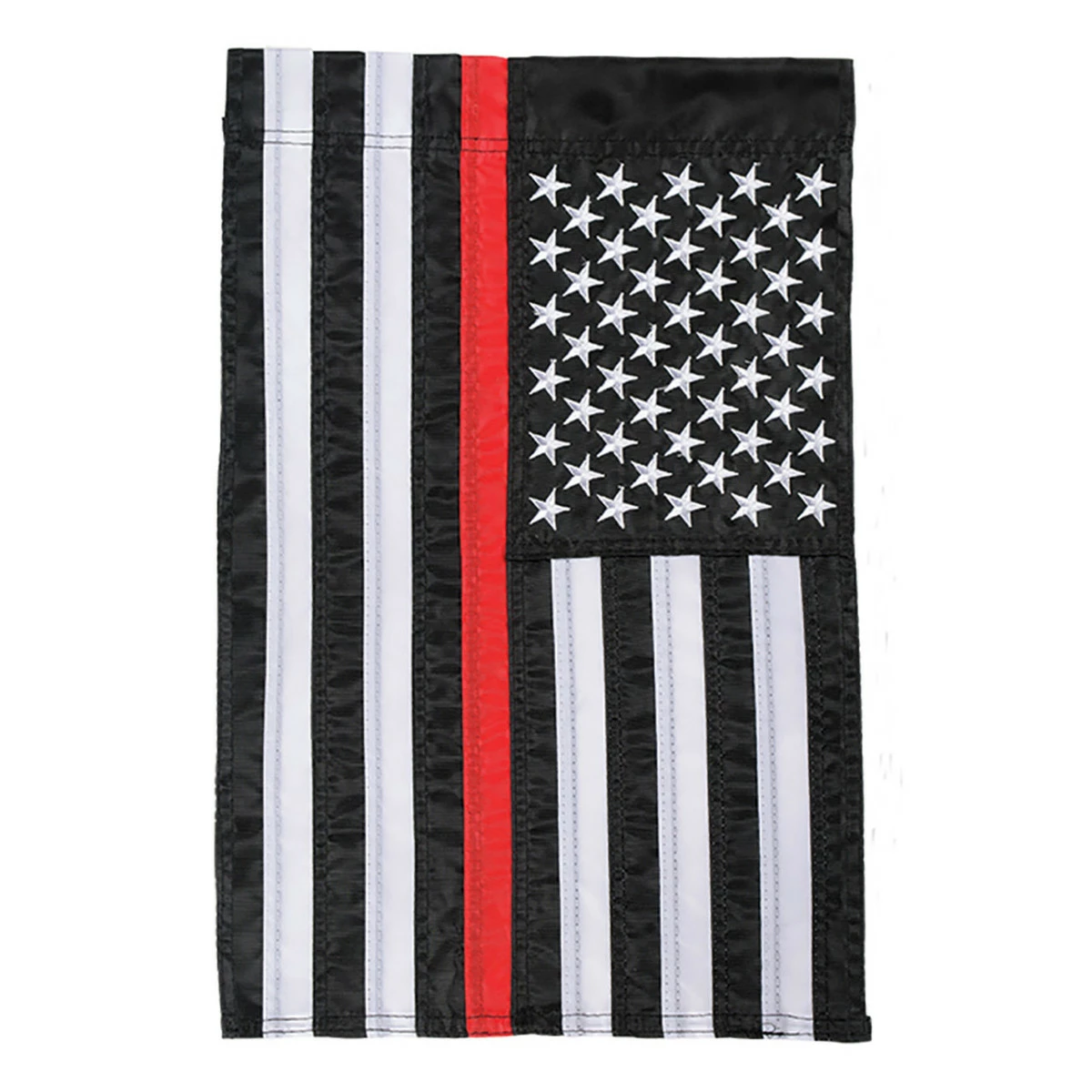 Carson Thin Red Line American Garden Flag - 12in X 18in