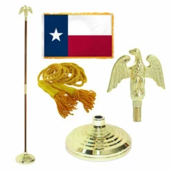 Super Tough Texas 3ft X 5ft Indoor Flagpole Kit