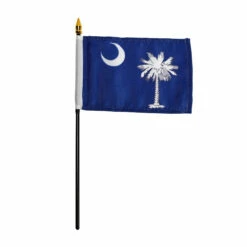 South Carolina Flag 4 X 6 Inch