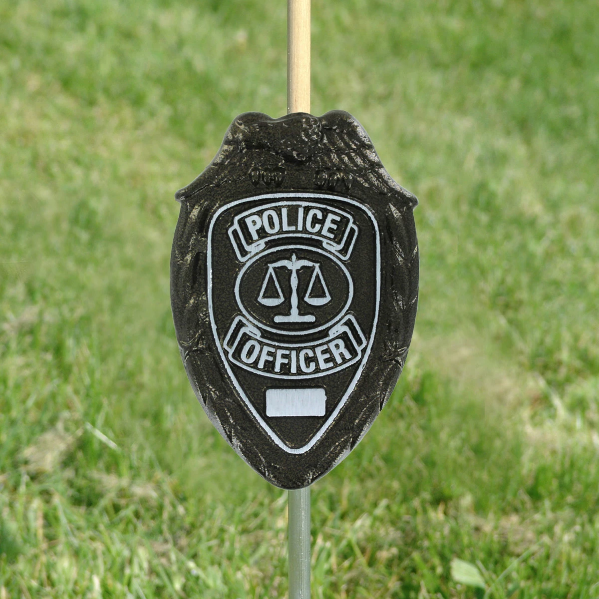 Police Officer Grave Marker - Aluminum
