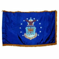 Indoor Air Force Flag 3x5 Nylon W/Fringe